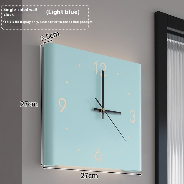 Living Room Stickers Wall Clocks Creative Angle Clock