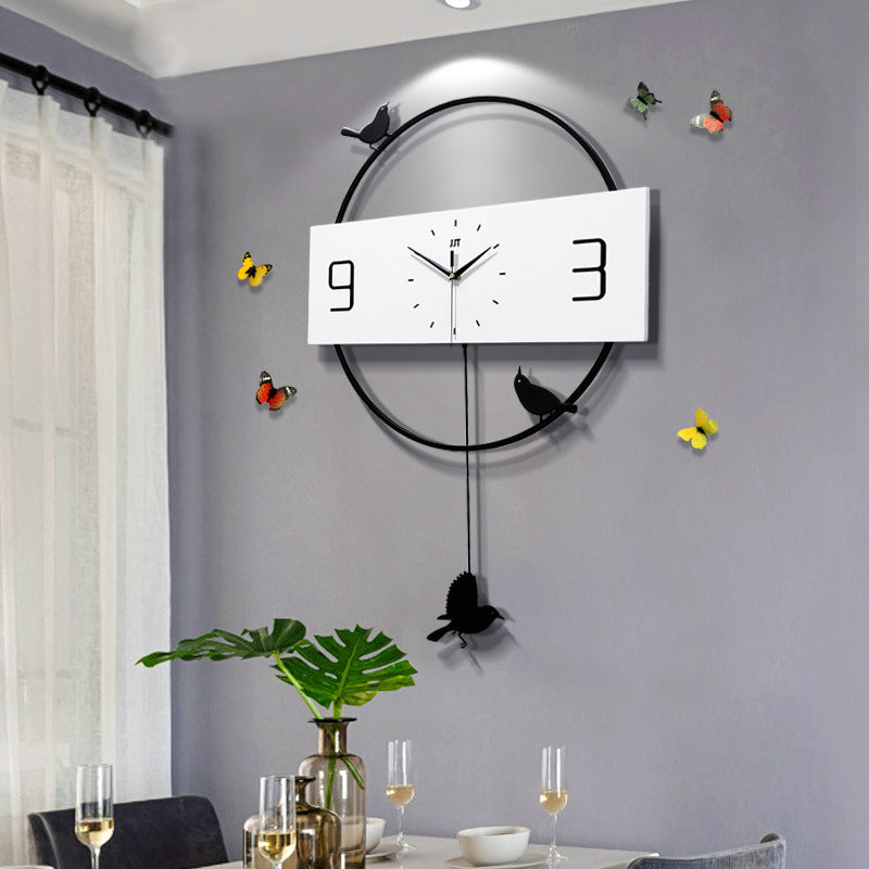 Nordic And Wall Clocks The Living Room Is Simple And Creative