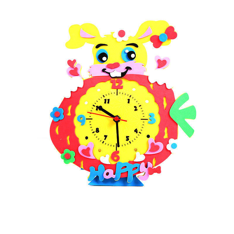 Handmade Materials Diy To Make Children's Creative Clocks