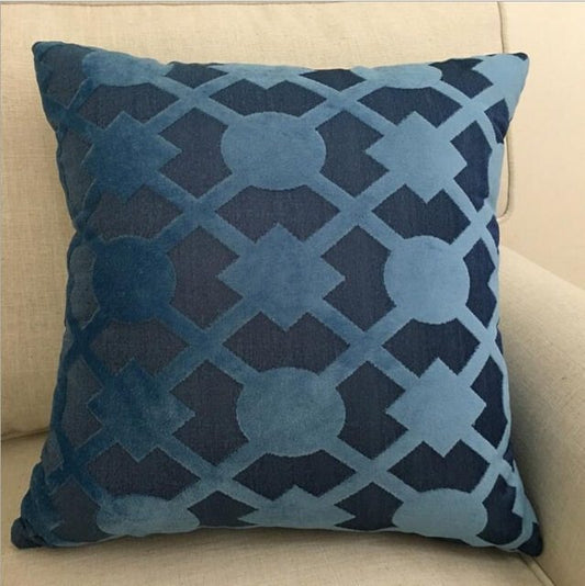 Home Decorative Sofa Throw Pillows Flannel Cushion Cover